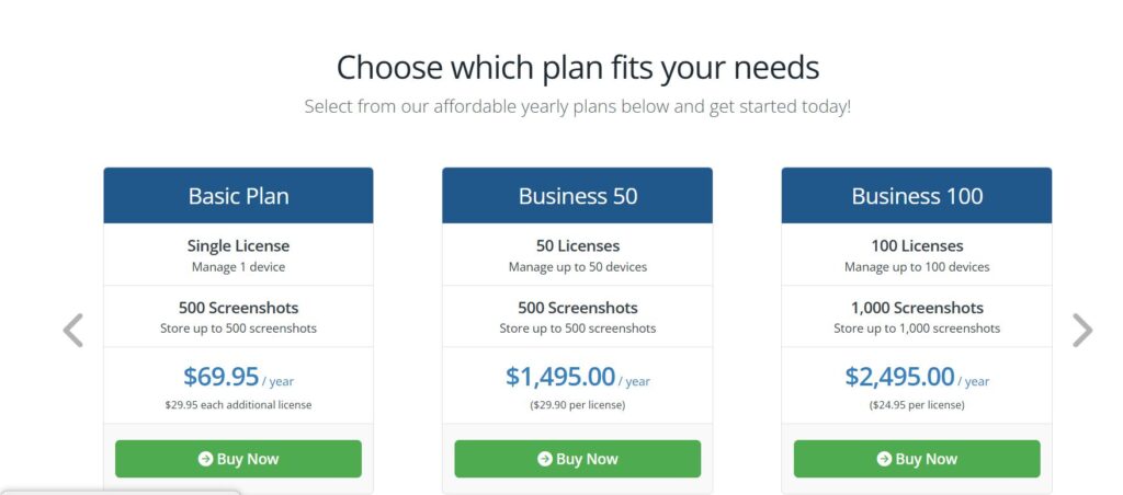 pricing SentryPC